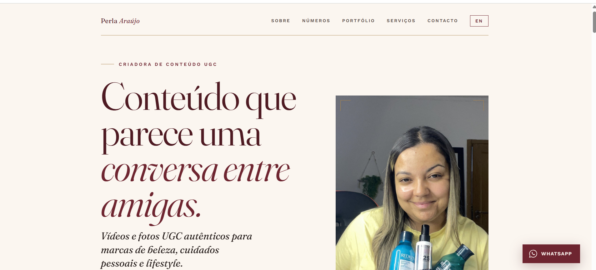 Portefólio de Perla Araújo